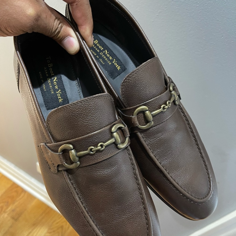 NWOB To Boot New York Sigaro Loafer Brown Sz 10.5 - Picture 14 of 14